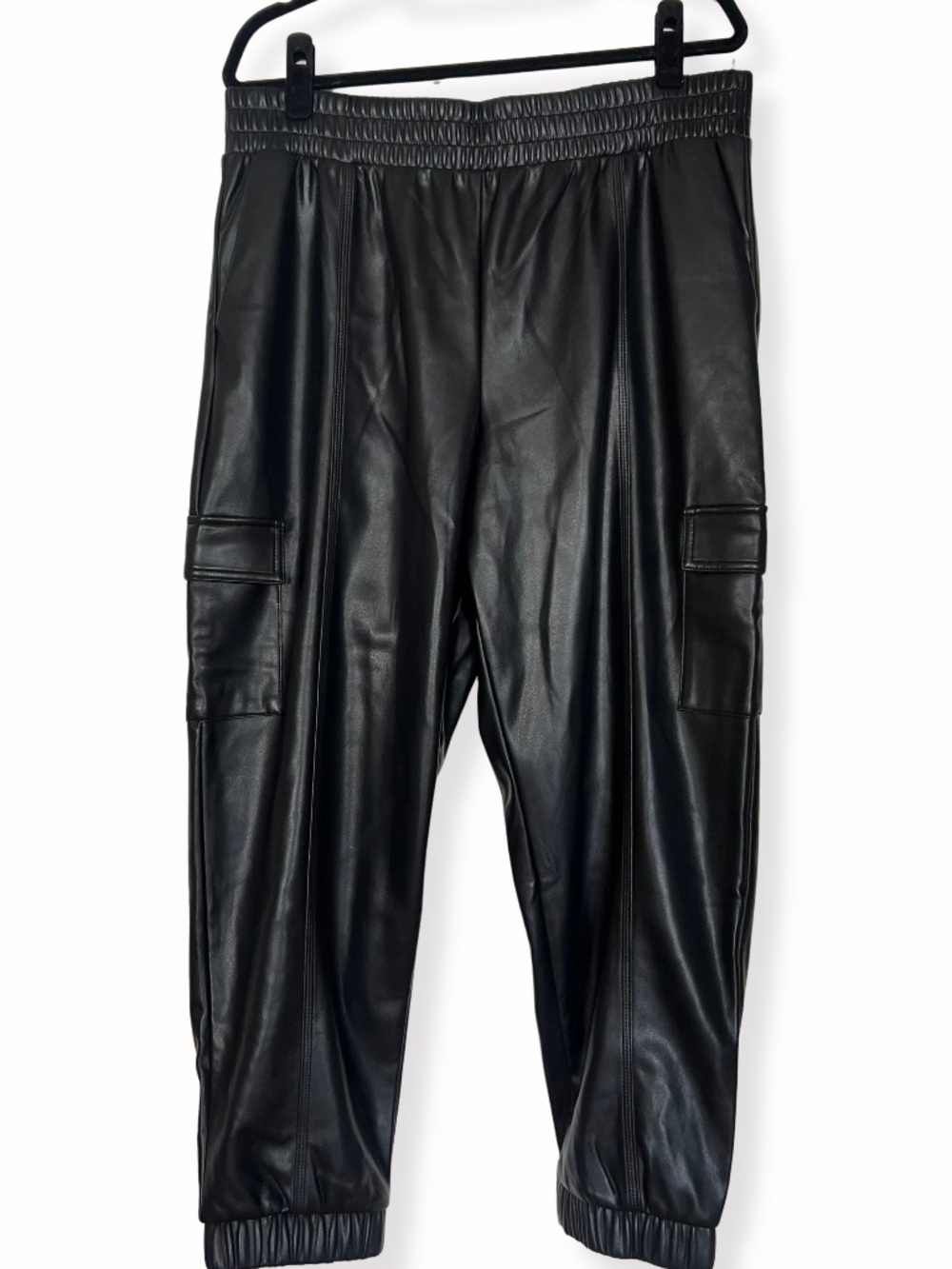 Lou & Grey Faux Leather Joggers